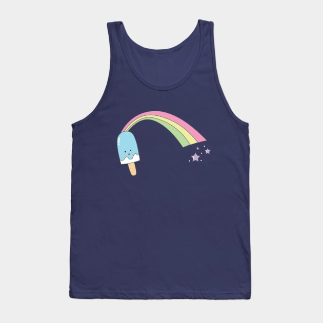 Rainbow Ice Cream Tank Top by KathrinLegg